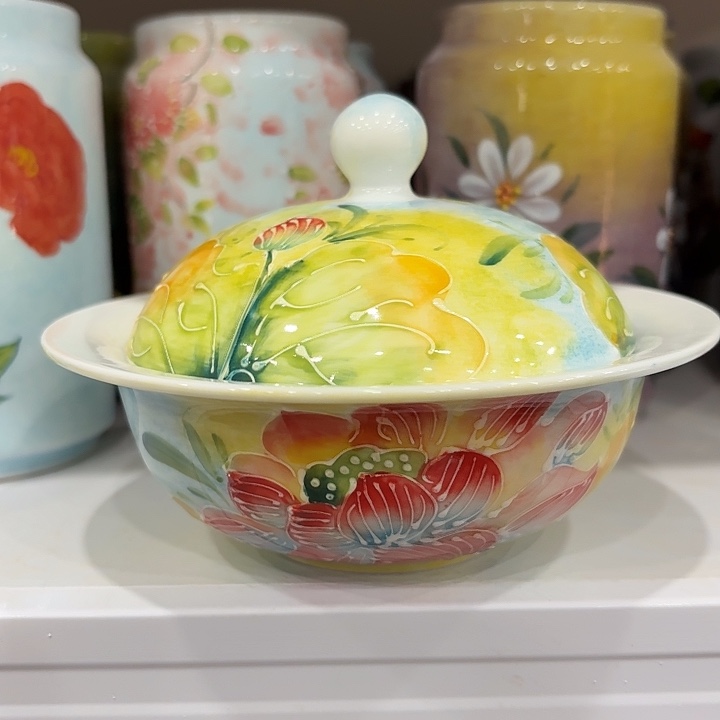 杯景德镇釉下五彩手绘