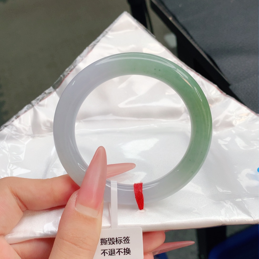 未镶嵌手镯翡翠圆条53