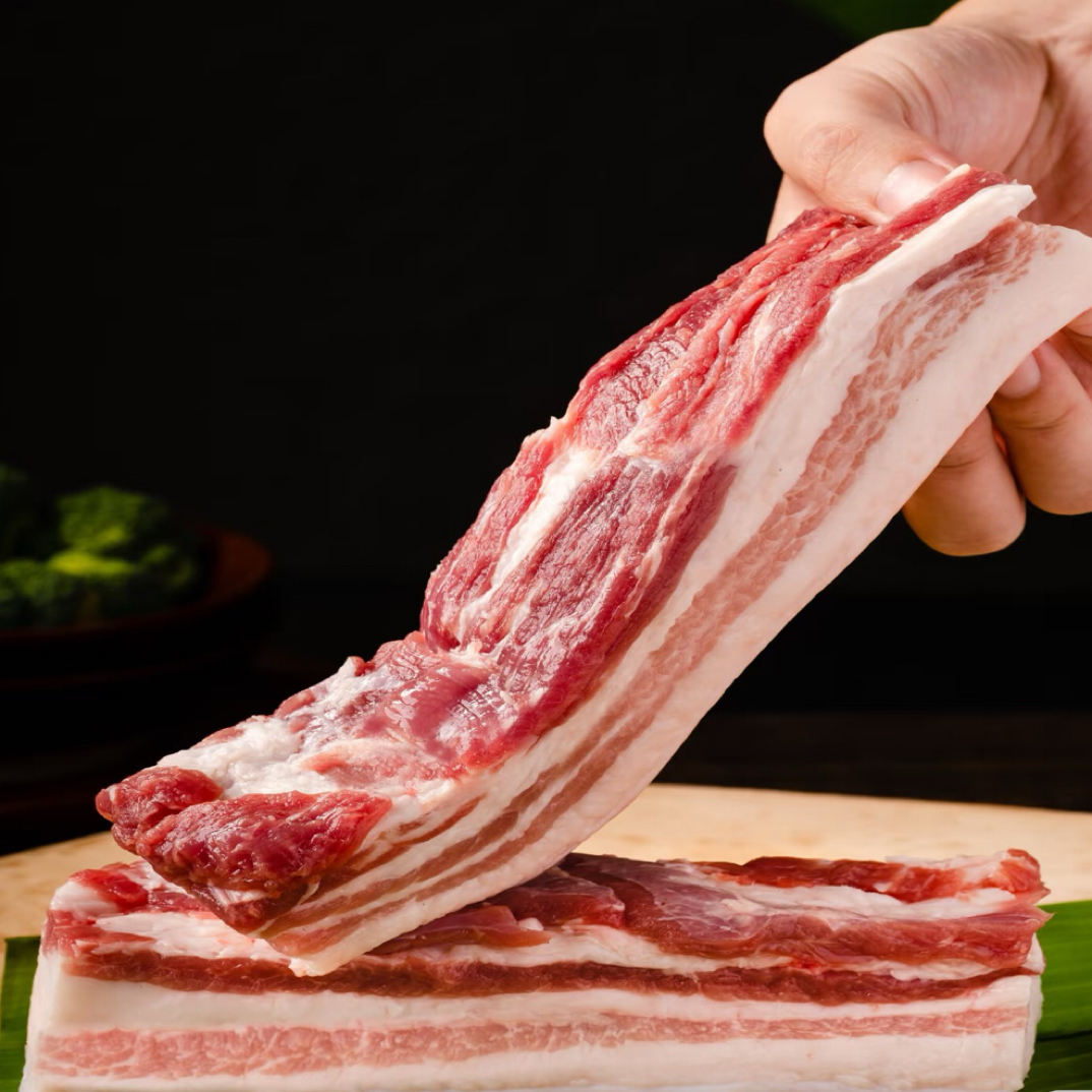 五花肉 农家土猪肉 一物一拍 顺丰快递