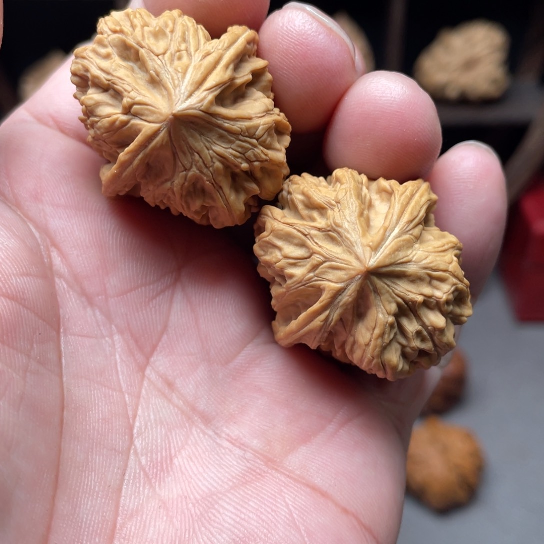 桃核把件33全品野蟾