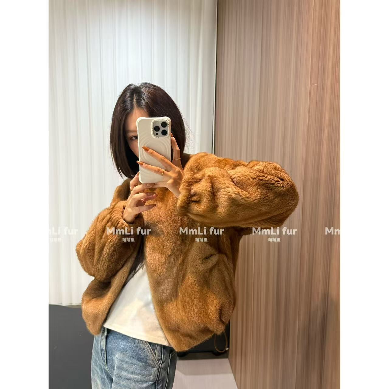 【萌萌里】MMLi CLOTHES｜ 设计师款水貂外套 mm25086