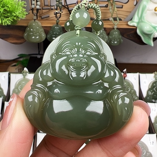 和田玉吊坠(赠链)未镶嵌