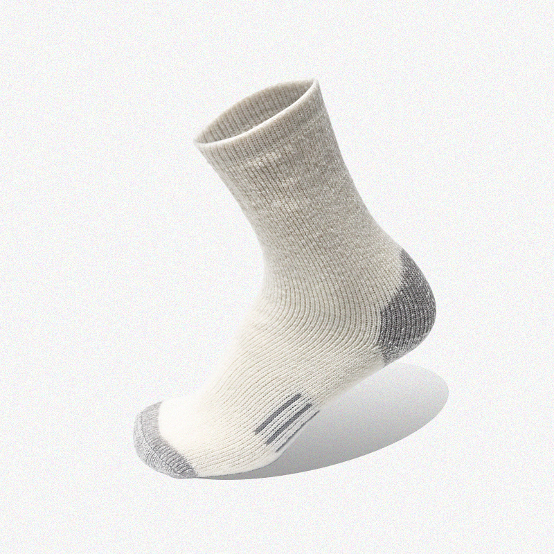 美利奴羊毛袜保暖户外登山袜中筒女减震防臭透气专业跑步运动袜