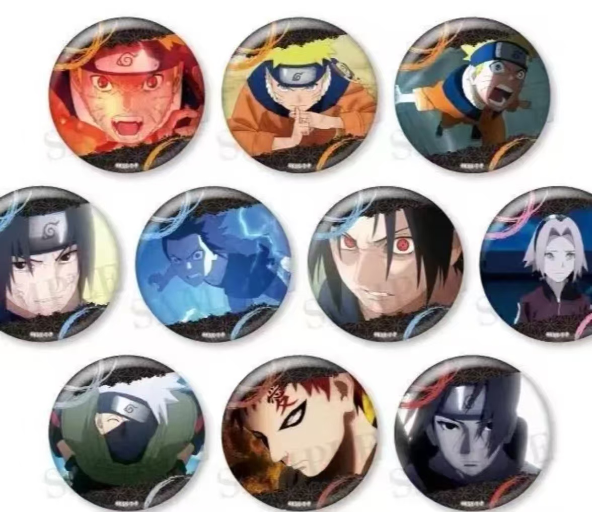【拆盒】《火影忍者》正版日谷疾风传人物主题徽章盲盒（代拆）