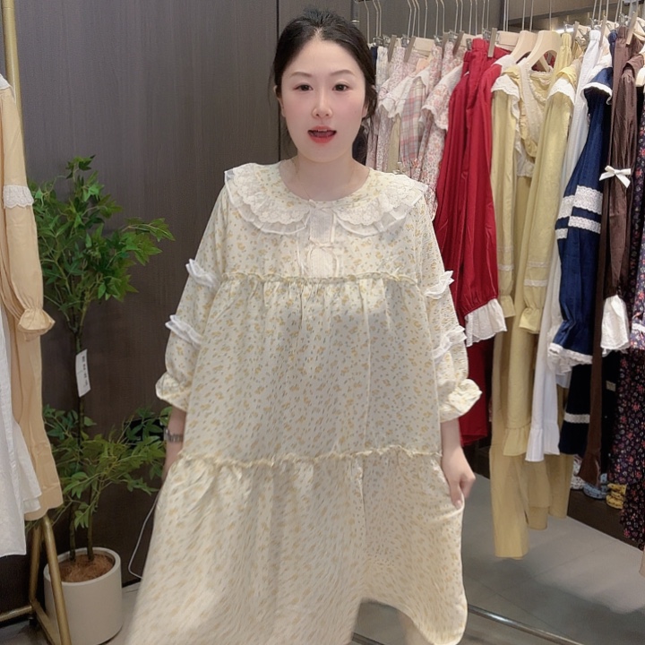 棉韩国 ULLALA 睡裙 25227