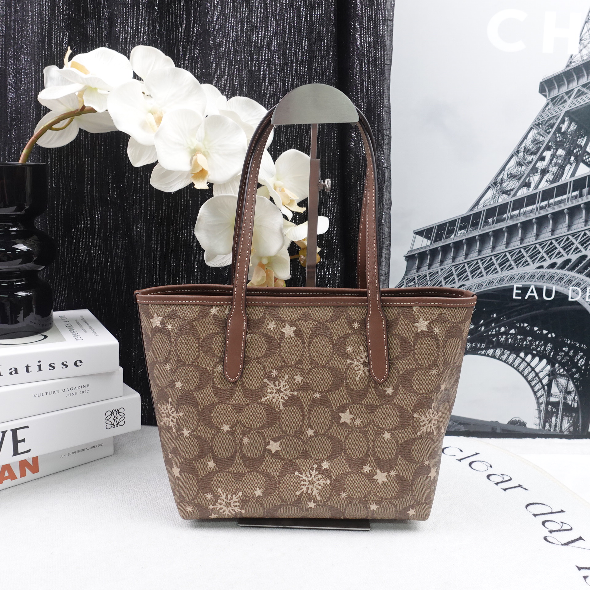 95新 COACH/蔻驰 手提包/T10161455