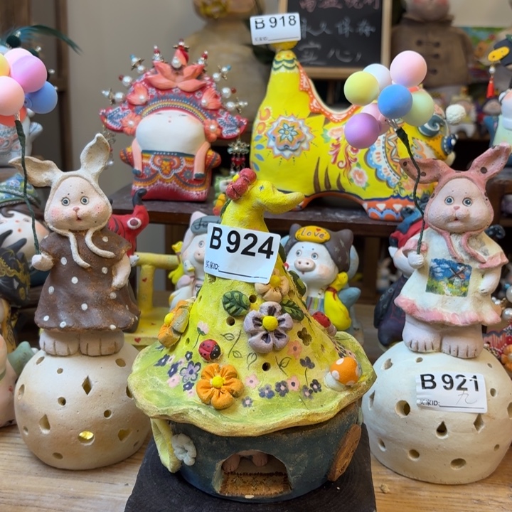 家***宝陶土手工陶艺摆件