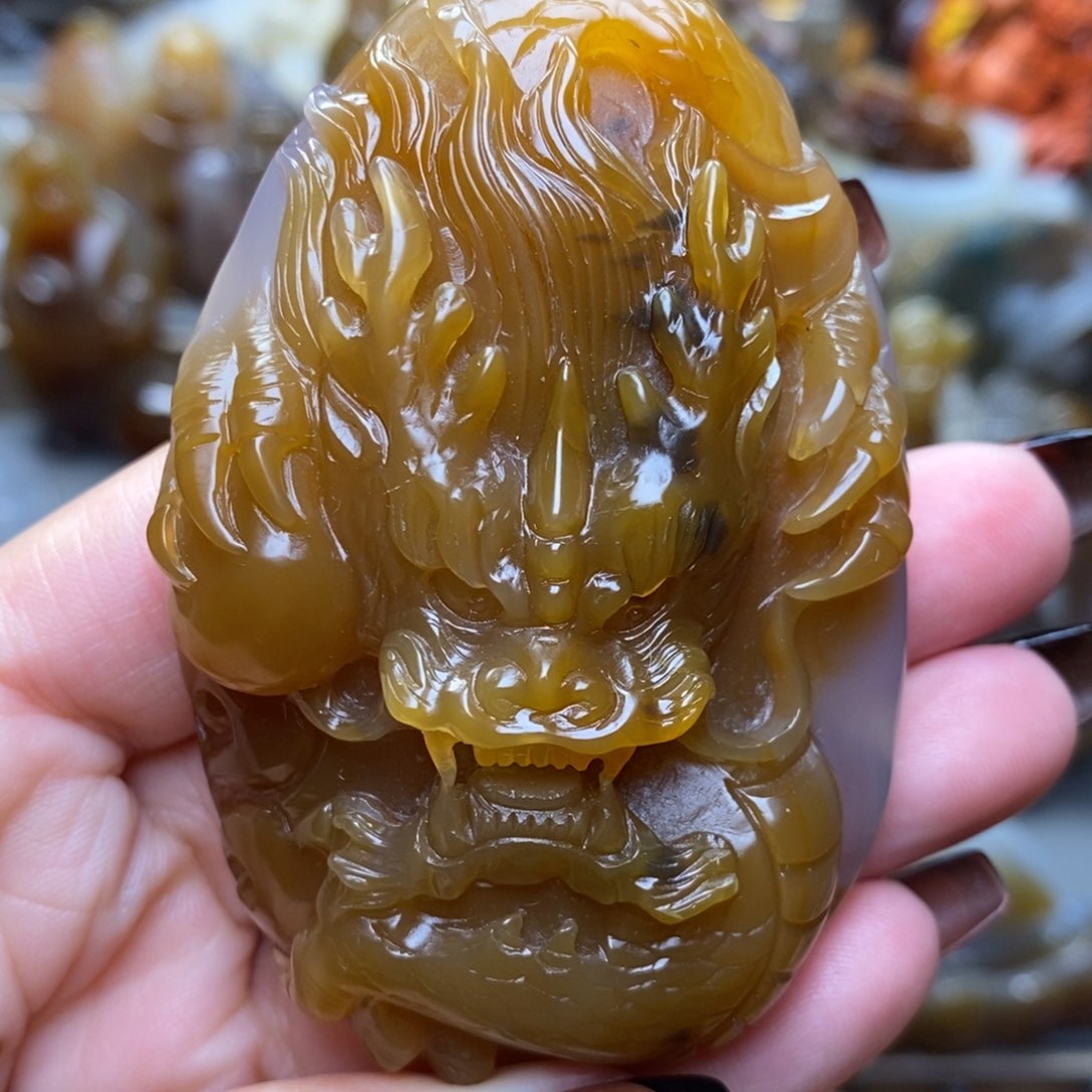 玛瑙/玉髓挂件未镶嵌