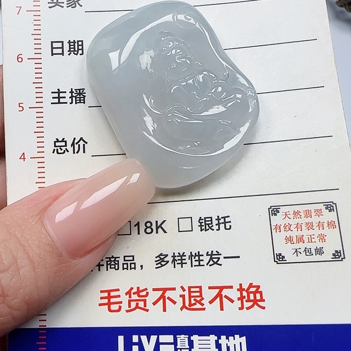 翡翠颈饰未镶嵌天然