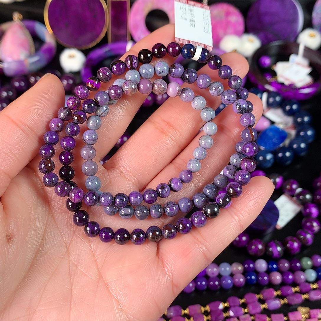 苏纪石（舒俱来）未镶嵌手串