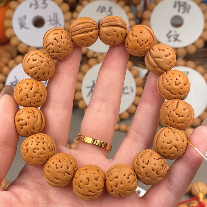 桃核手串盘锦肌肉17A 脐修抛光尺寸误差0.5之间