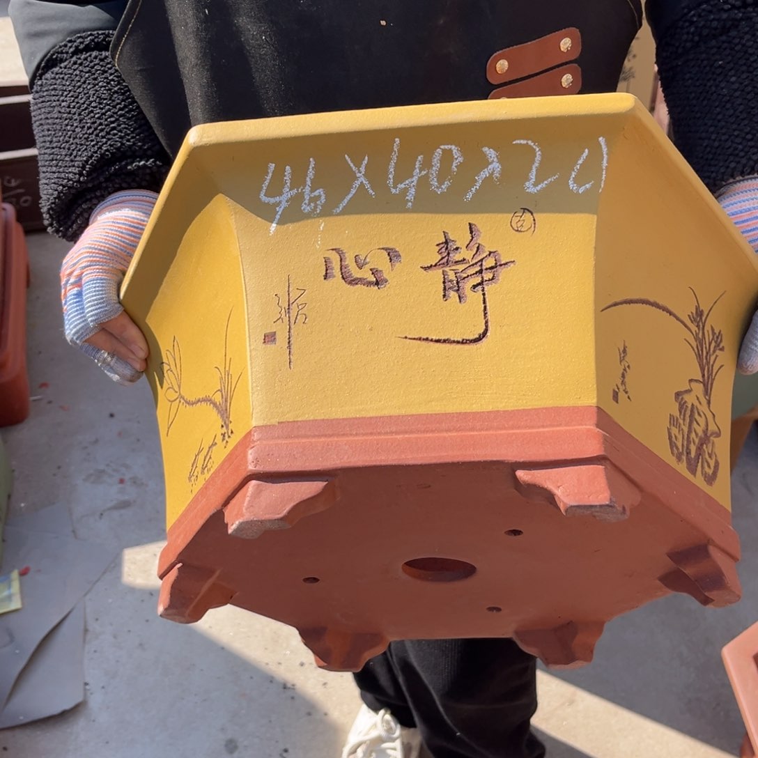 紫砂花盆盆景艺术