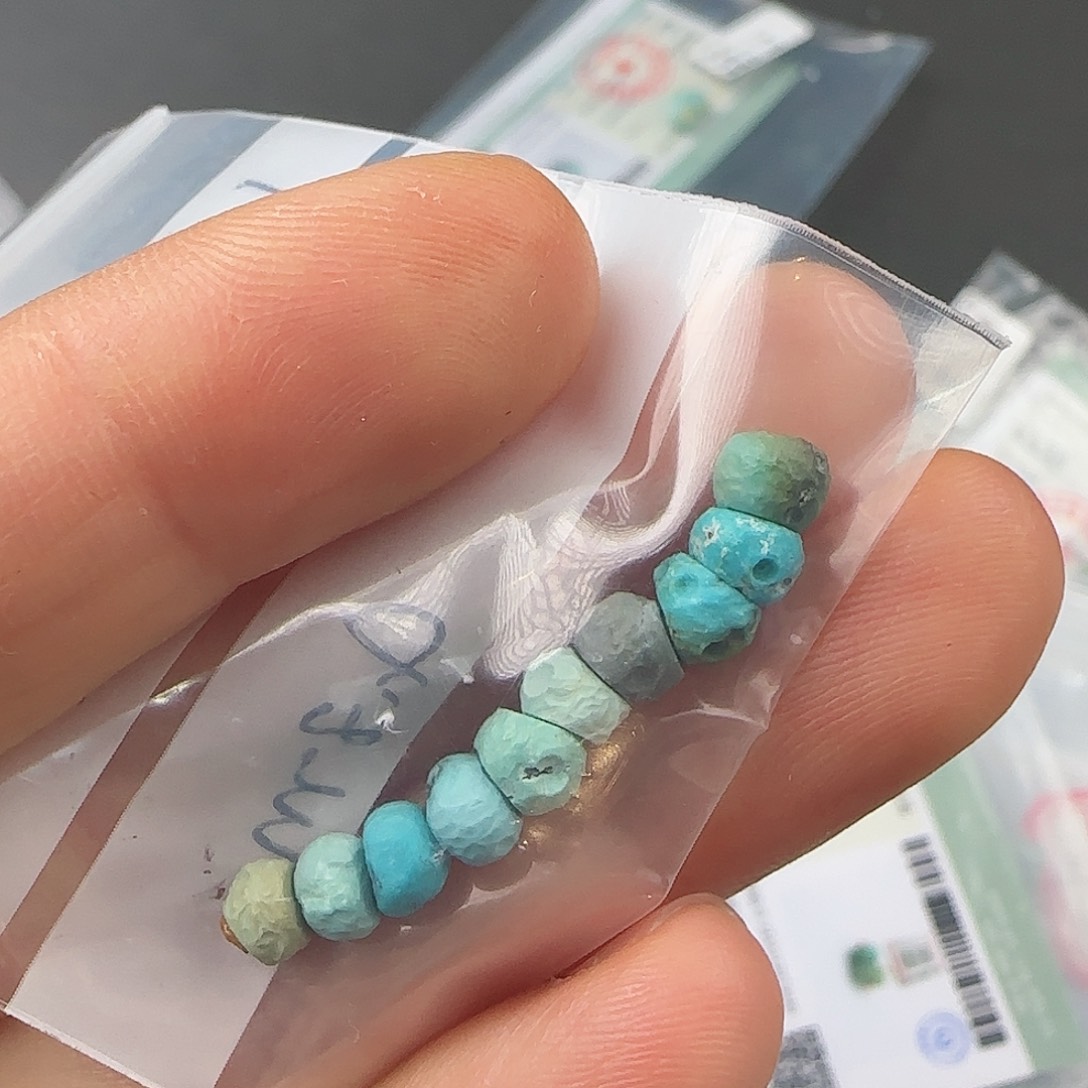 绿松石珠宝半成品未镶嵌