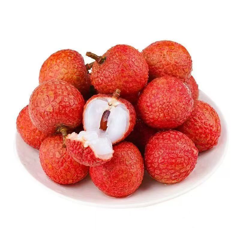 【次日达】新鲜下树越南红花荔枝 4斤净果净重 顺丰包邮 坏果包赔