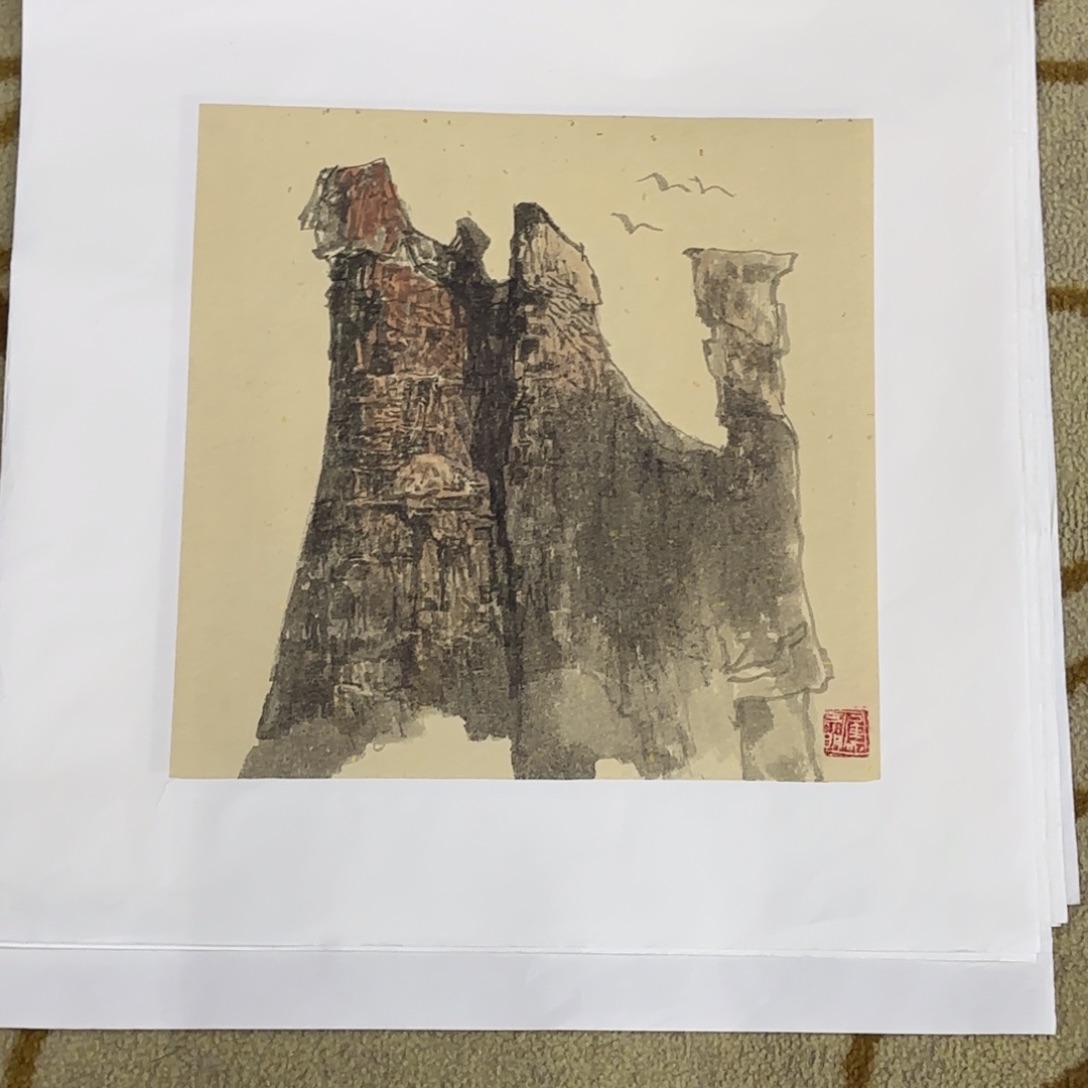 国画焦禄明一平尺艺