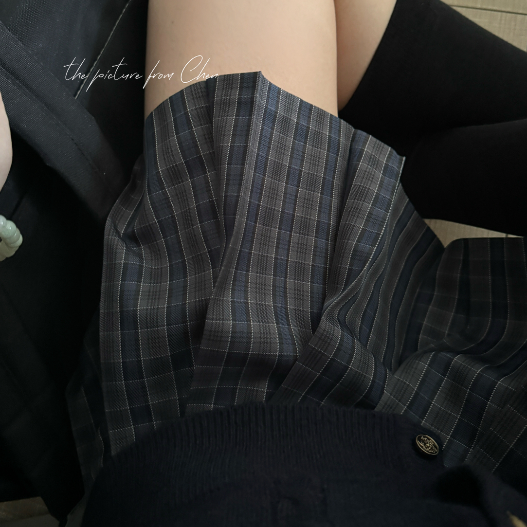 【定格】梨谱熊jk原创格裙正版学院风jk制服短裙校供感JK长裙半身裙