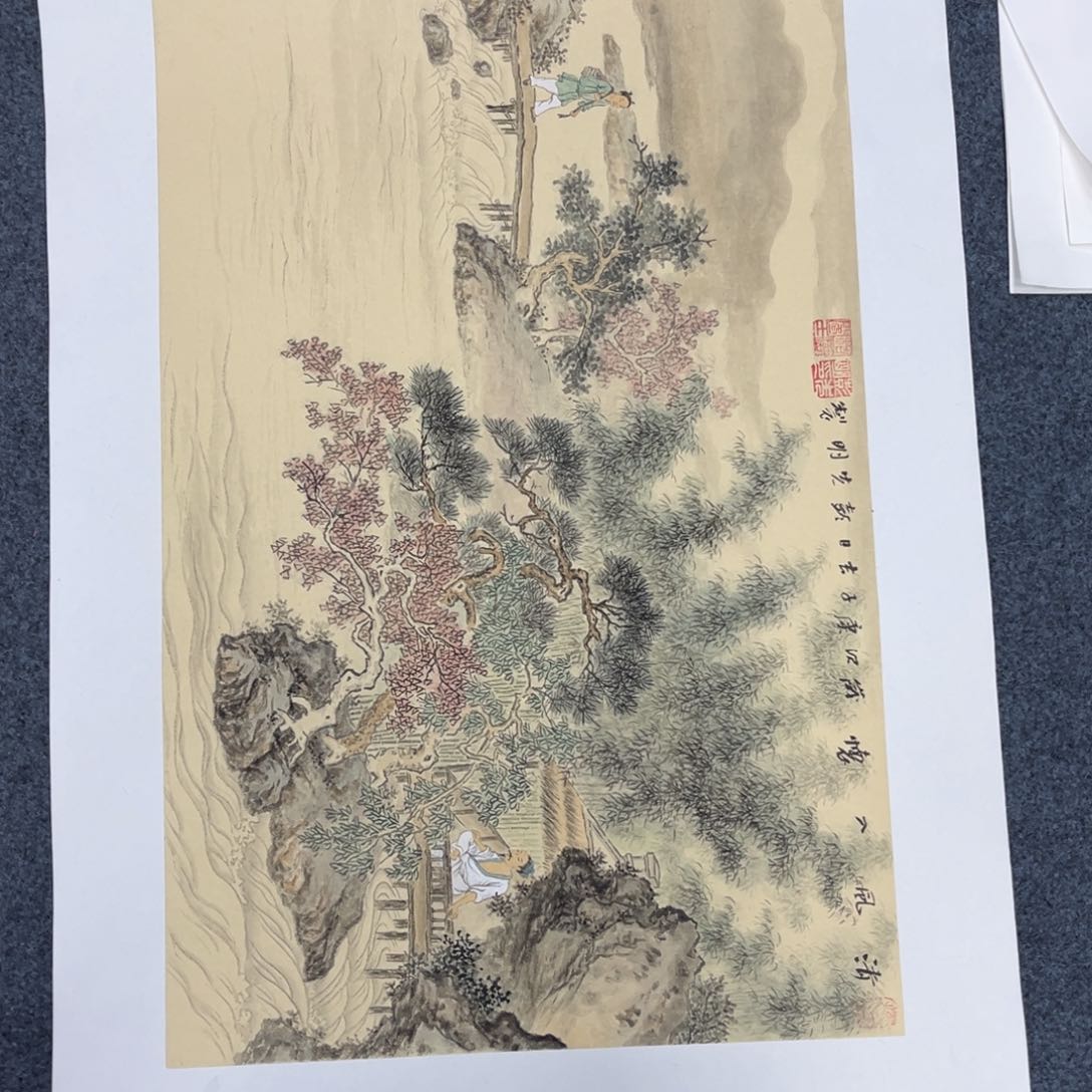 国画手绘画作品和绘画