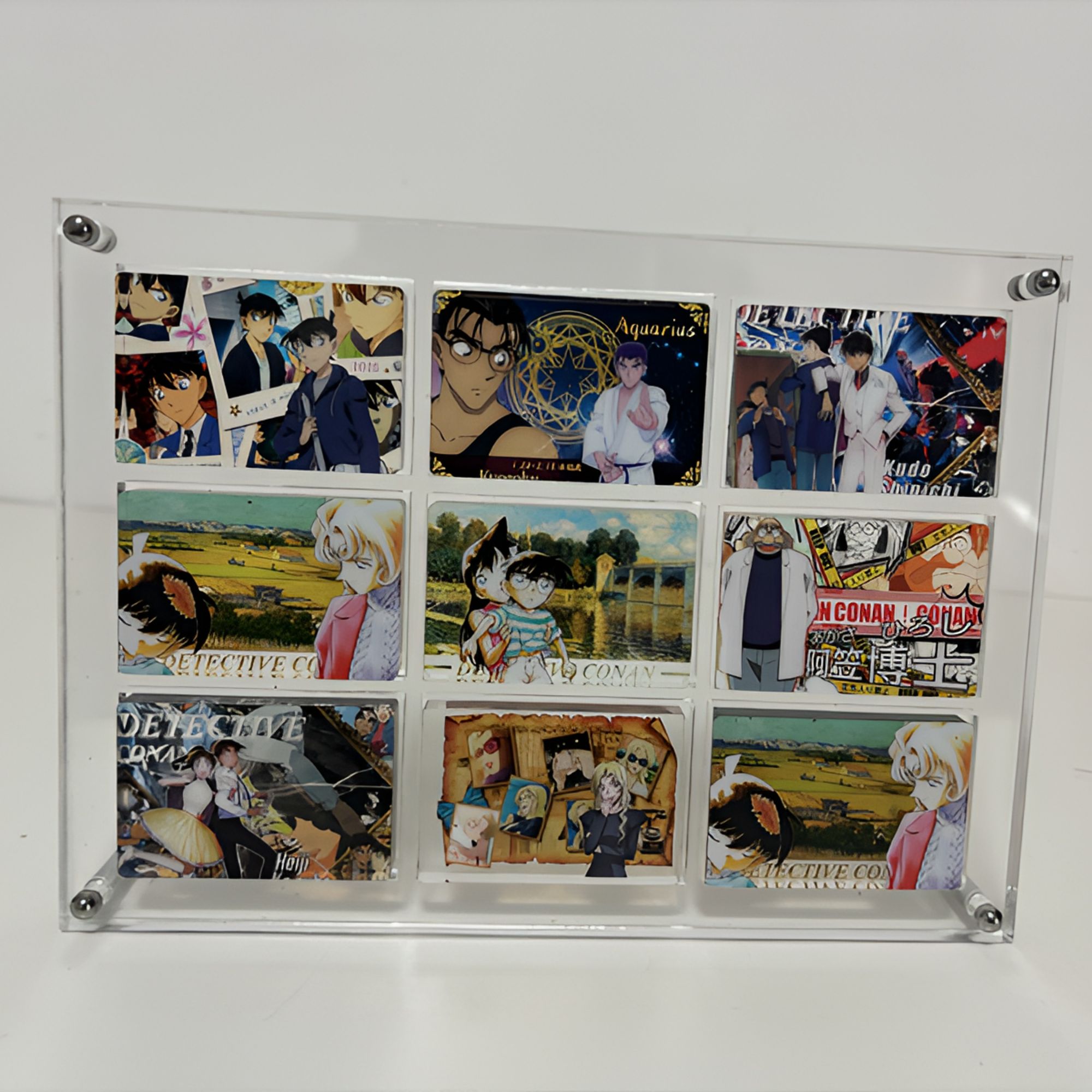 柯南动漫纪念水晶砖