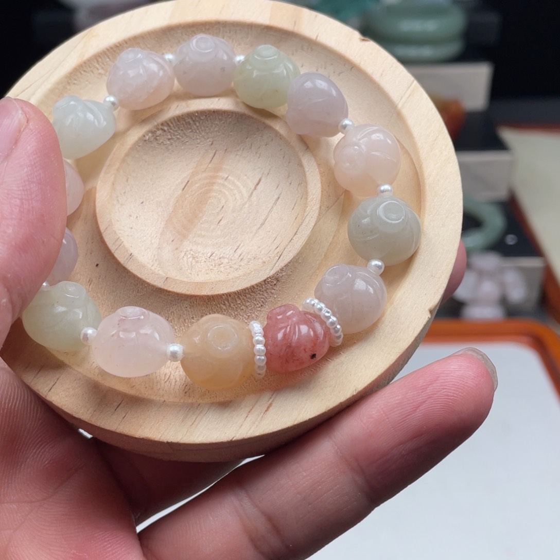 石英质玉手串未镶嵌