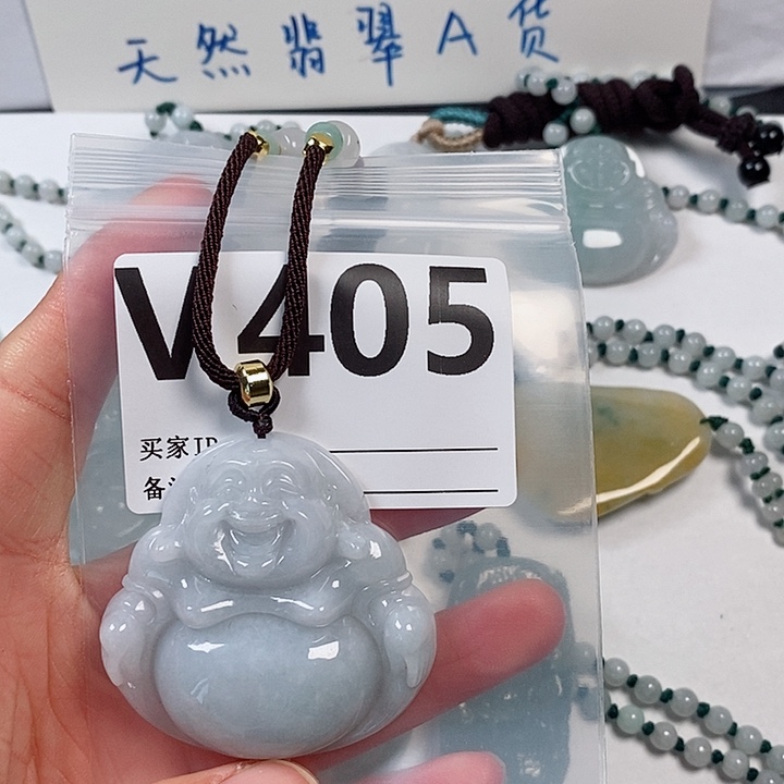 翡翠颈饰未镶嵌天然