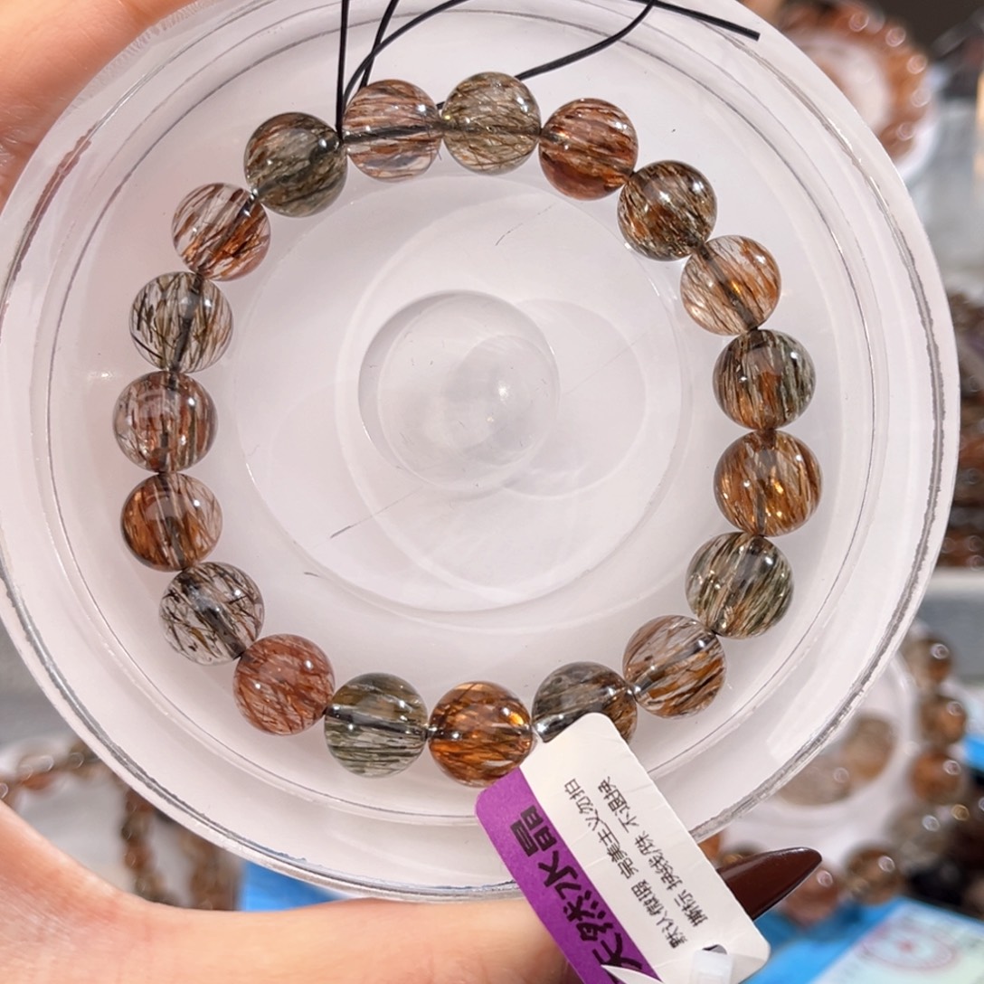 用***惟未镶嵌水晶手链黑金超七10