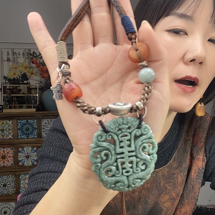 翡翠项链未镶嵌项链