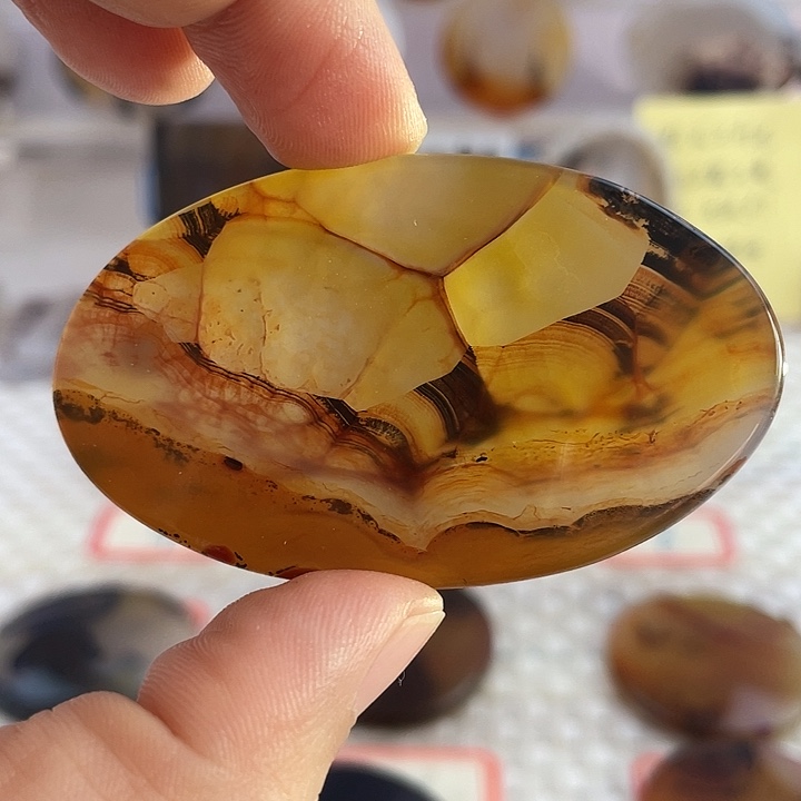 玛瑙/玉髓合金颈饰