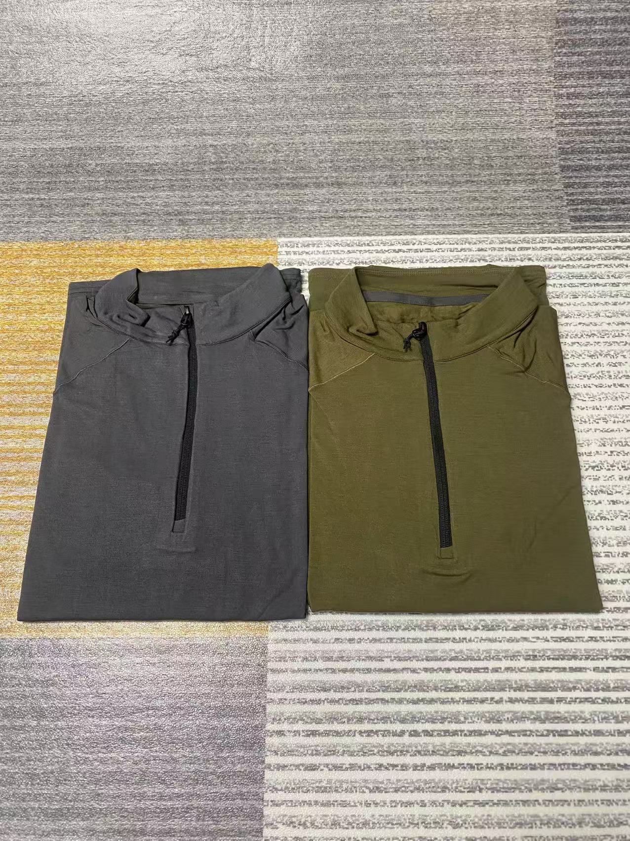 Sweet DD2025男士战术款保暖半拉链长袖T恤/巴