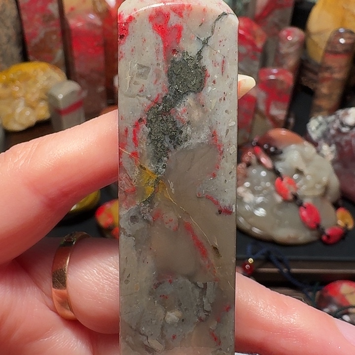 昌化鸡血石珠**哥昌化鸡血石