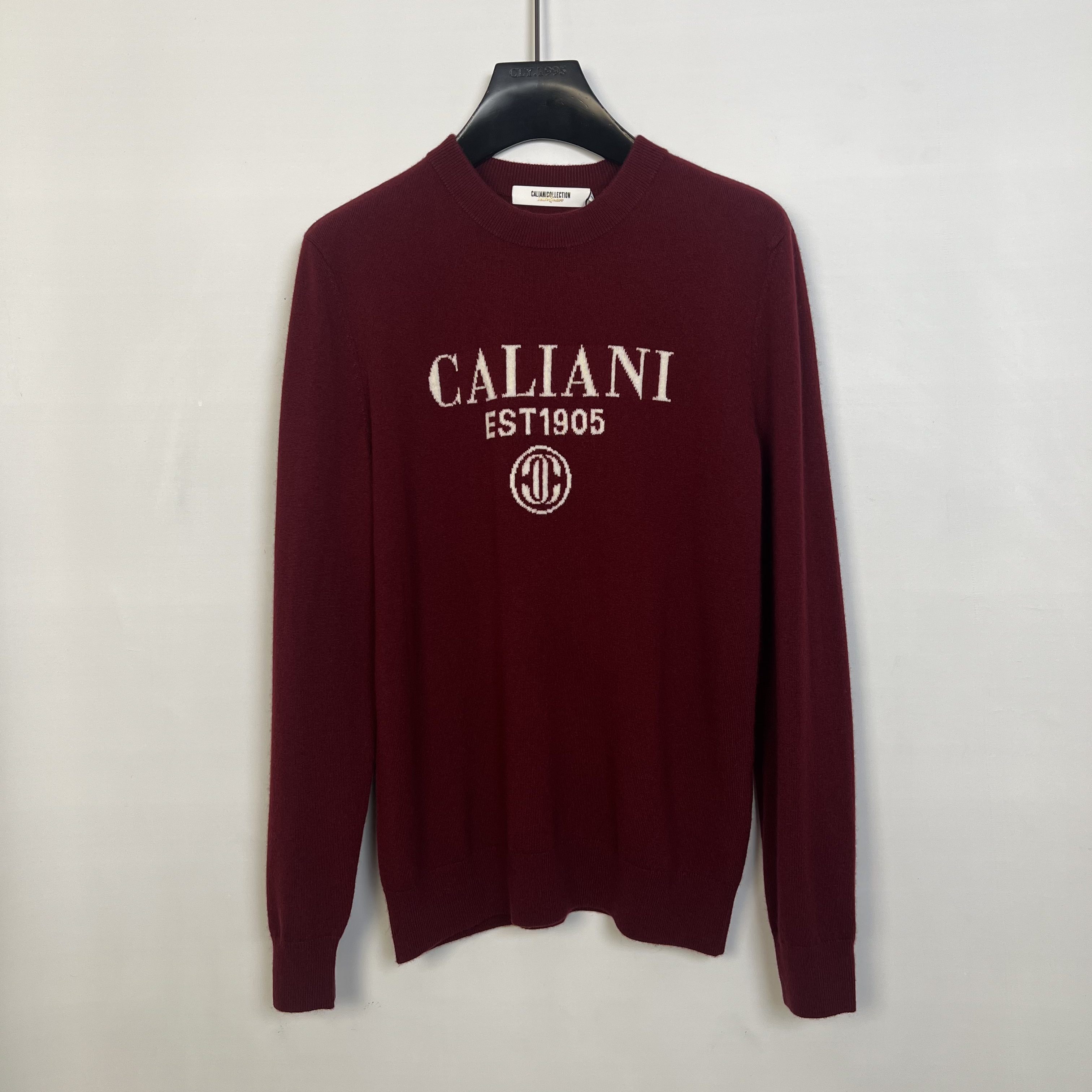 CALIANI/卡里亚尼  时尚经典百搭红色圆领羊毛衫 YN2561MS001 02