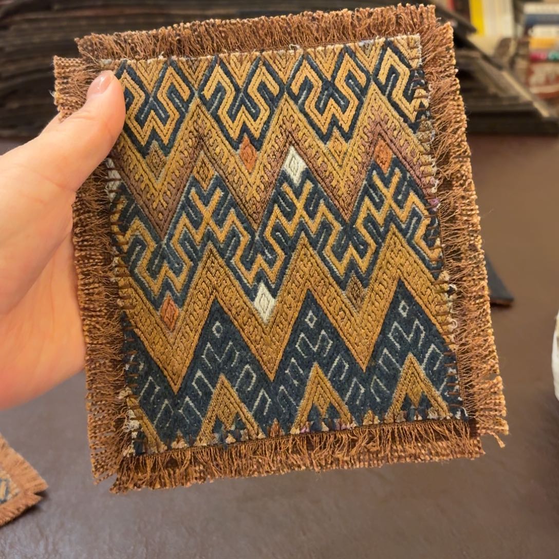 丝线老织锦大杯垫