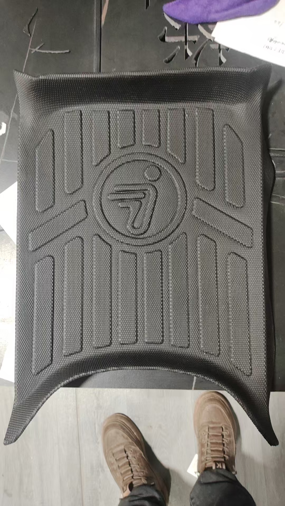 九号M95C M3 95C脚垫脚踏垫新款电动车大包围TPE脚垫防水防滑加厚