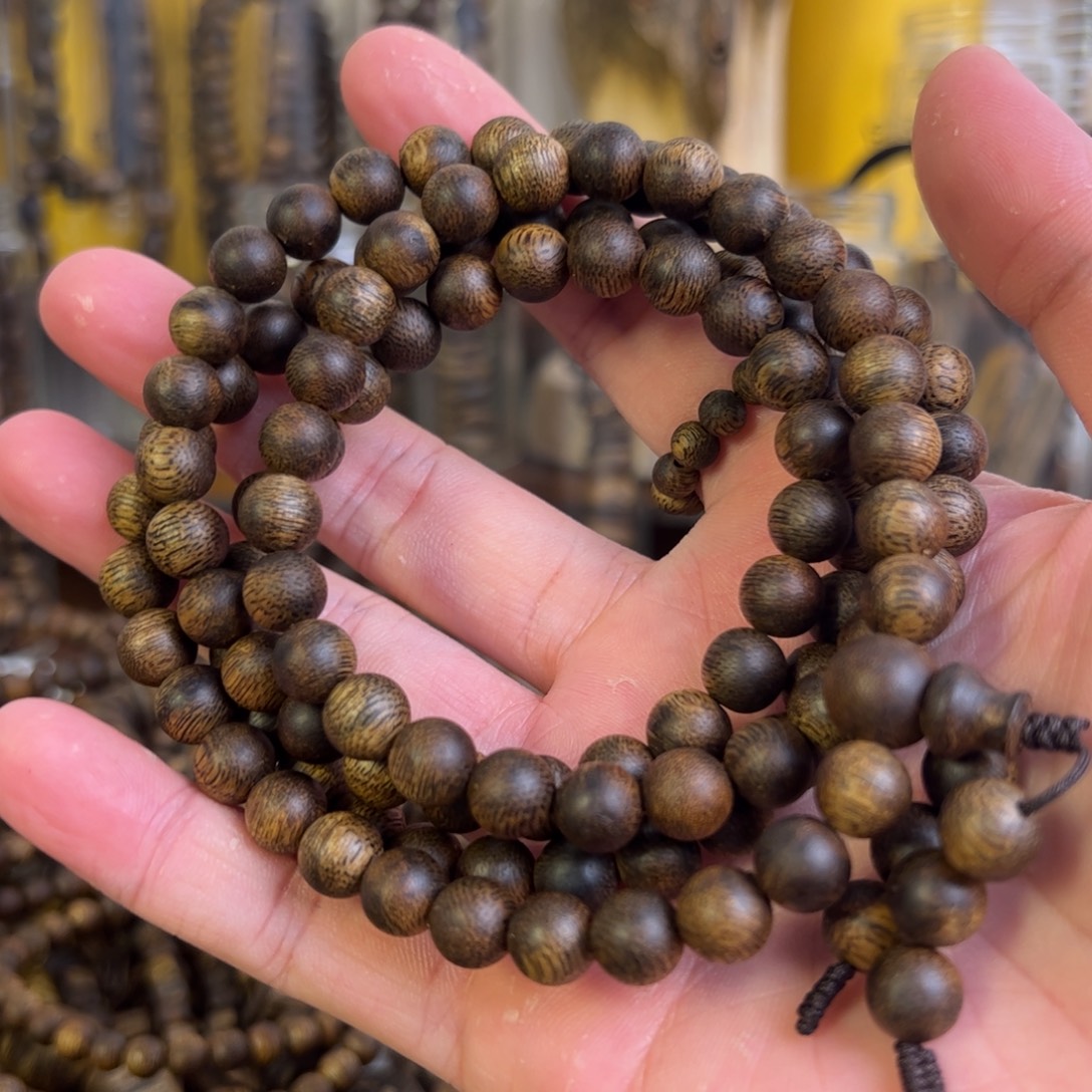 ༺***༻手串沉香张勺子手串27+