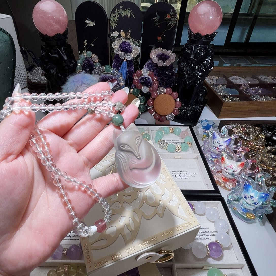 颈饰水晶未镶嵌天然