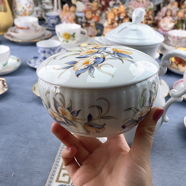 中古欧瓷瓷器小房子