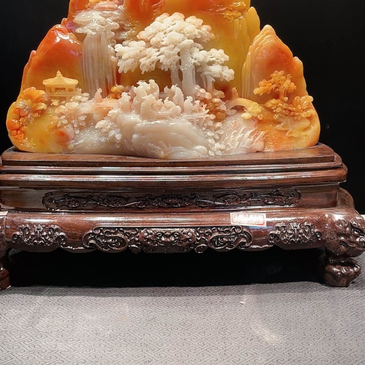 【闪购商品】寿山石和**居山水摆件工艺品