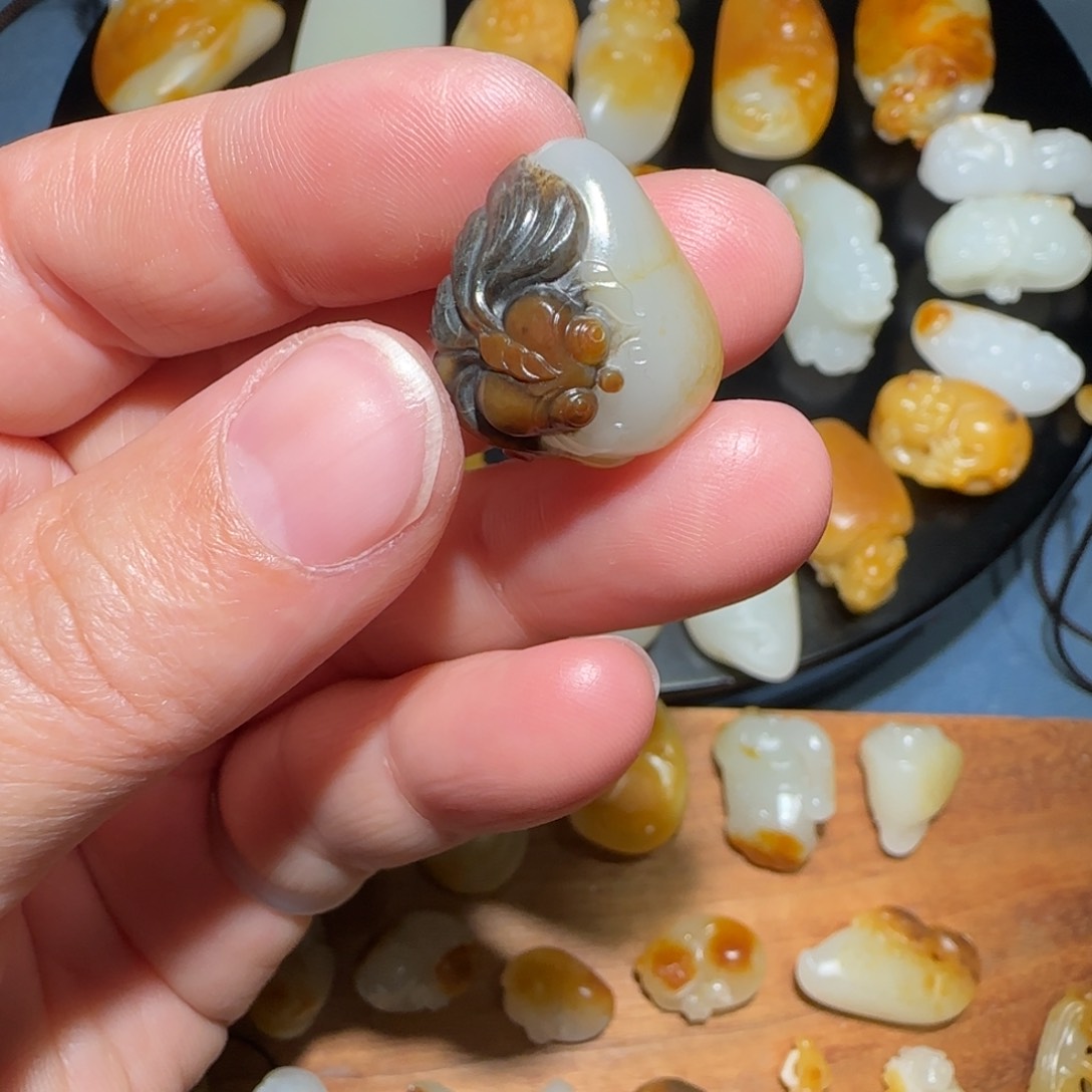 和田玉吊坠(不含链)未镶嵌