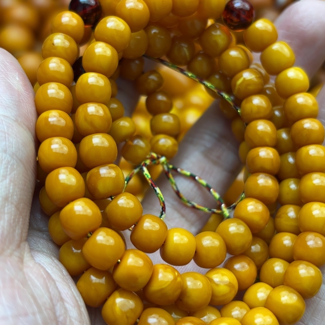 琥珀手链未镶嵌蜜蜡