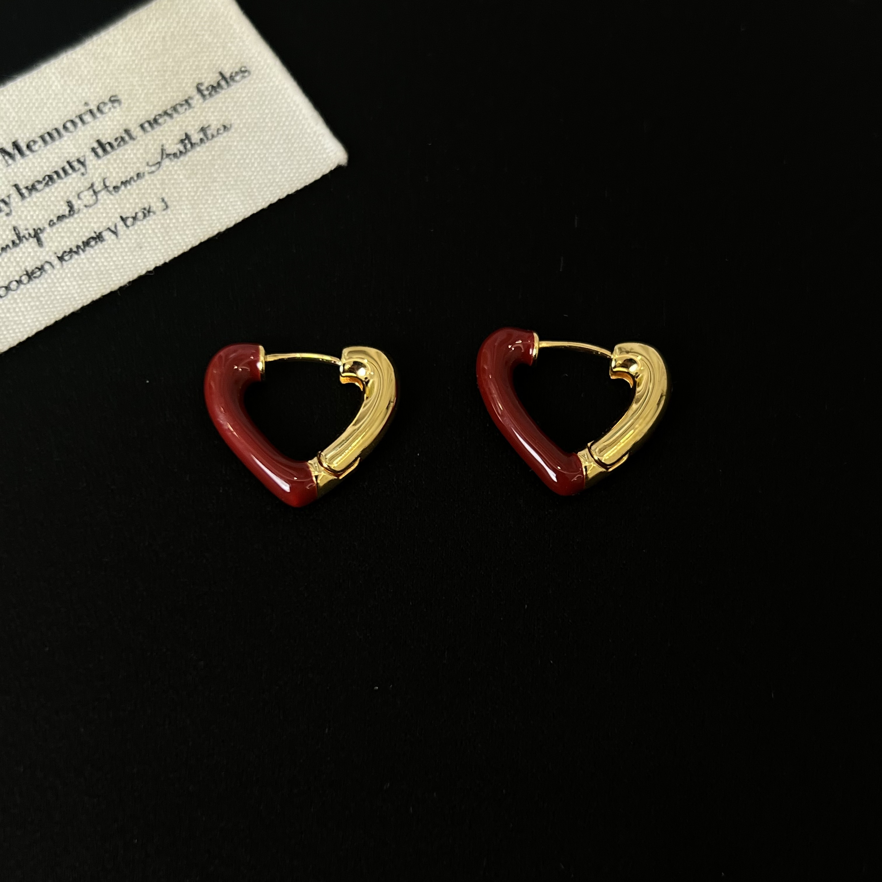 铜合金耳饰 时尚气质爱心耳扣712