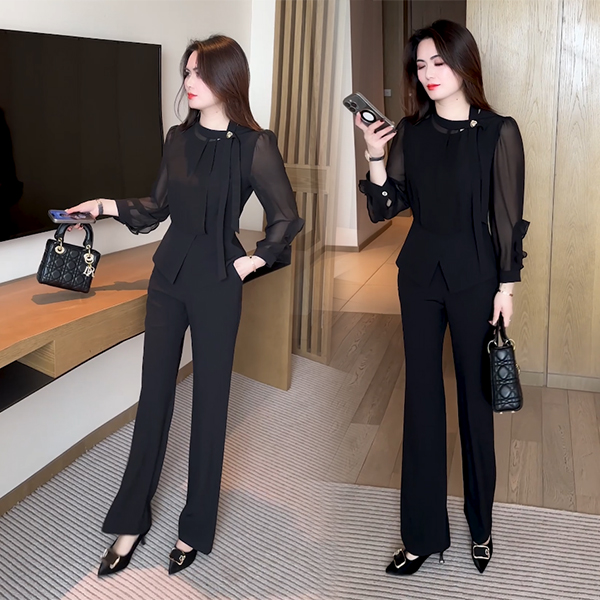 【季颜品牌】春秋新款时尚洋气穿搭气质休闲显瘦减龄时髦套装61