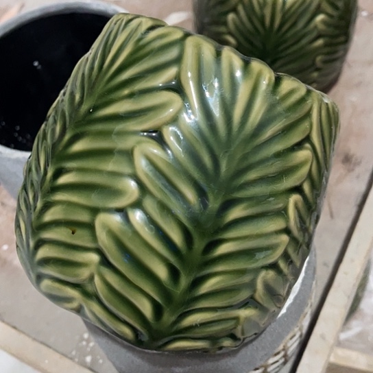 多肉绿植陶瓷花盆9.9包邮，有孔