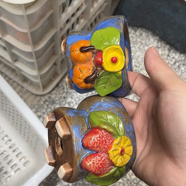 紫砂花盆粗陶材质多肉花盆