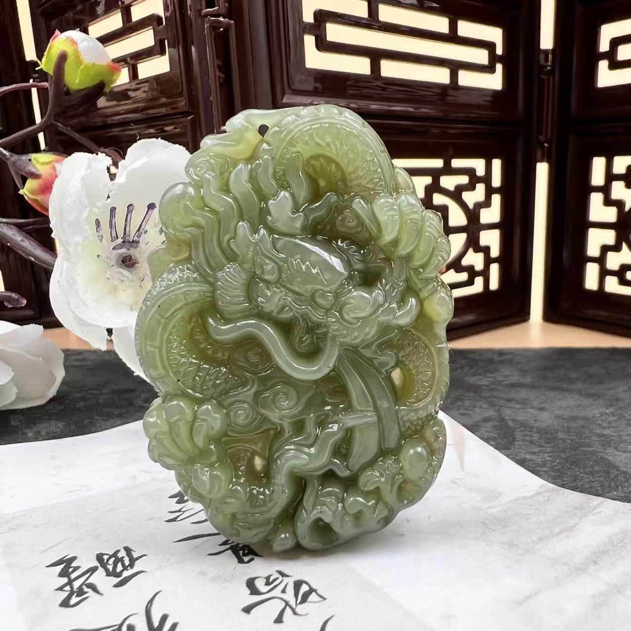 A058 和田玉吊坠 GS3876076