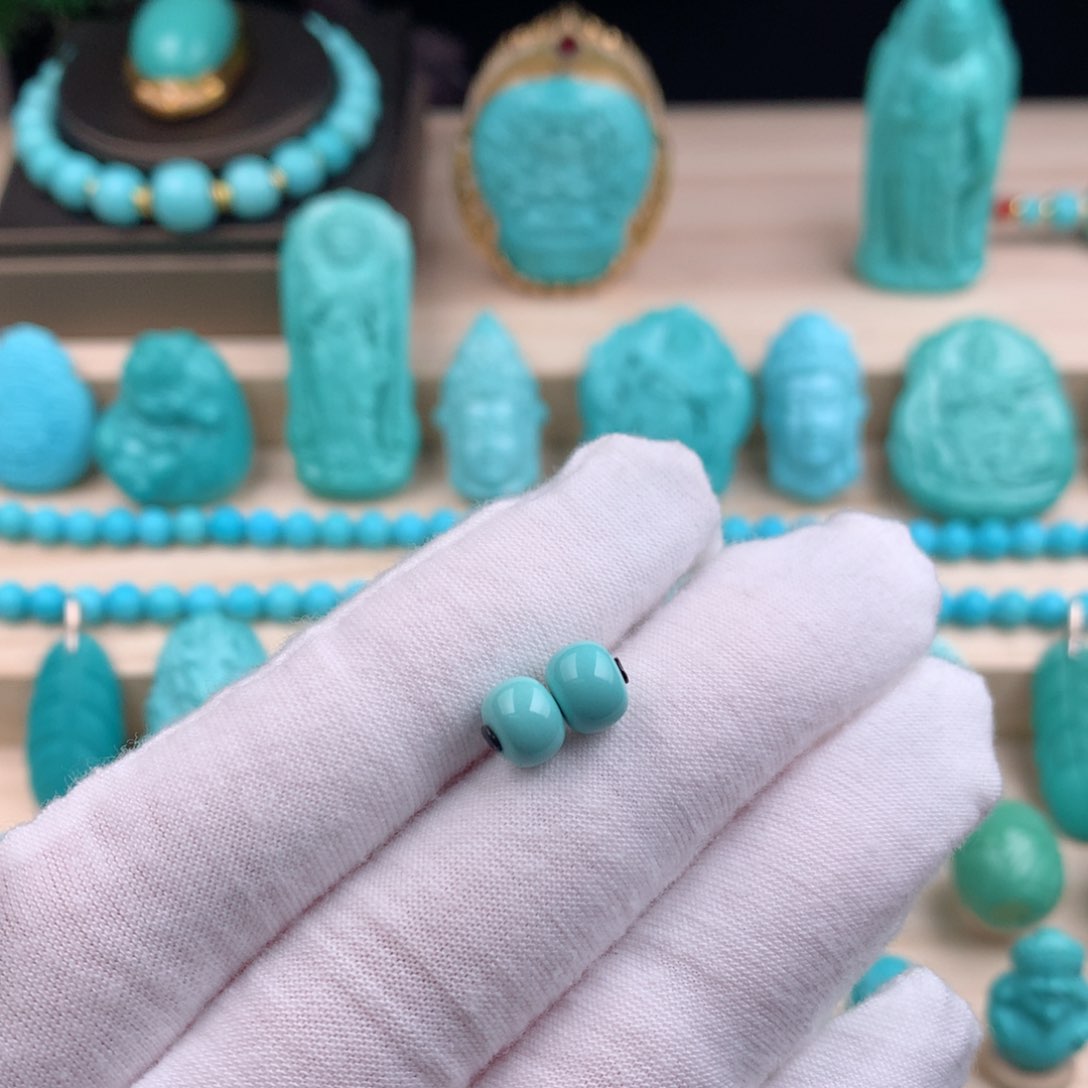 【闪购商品】绿松石配珠卡7.5未镶嵌