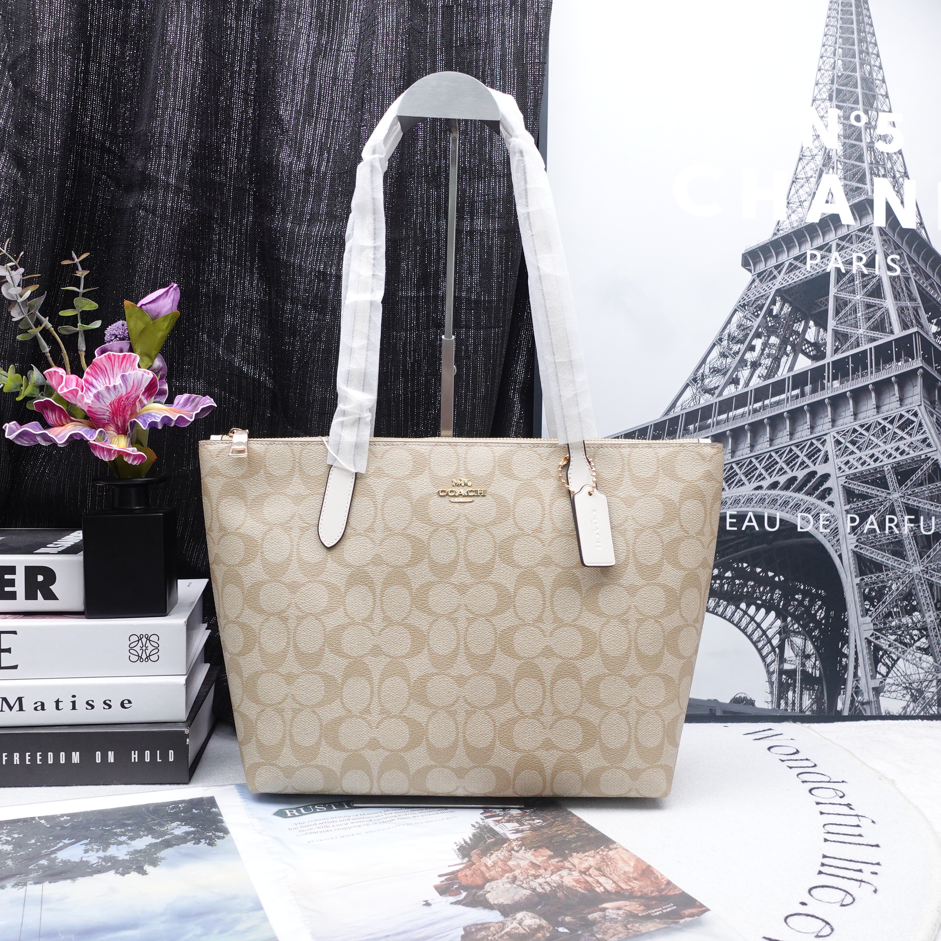 95新 COACH/蔻驰 单肩包/T10220010