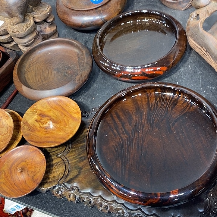 杰***哥酸枝盘一个漂亮漂亮