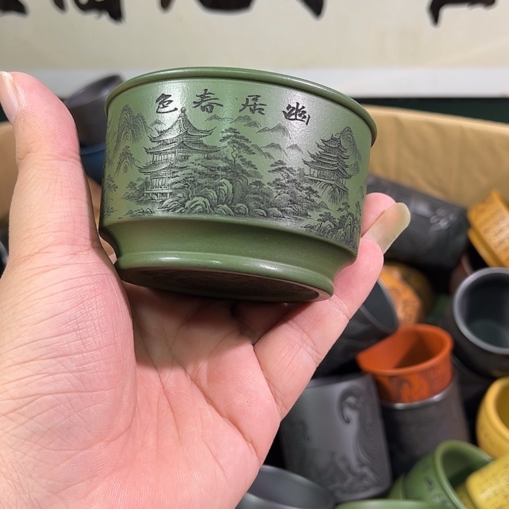 茶杯紫砂全手工紫砂主人杯