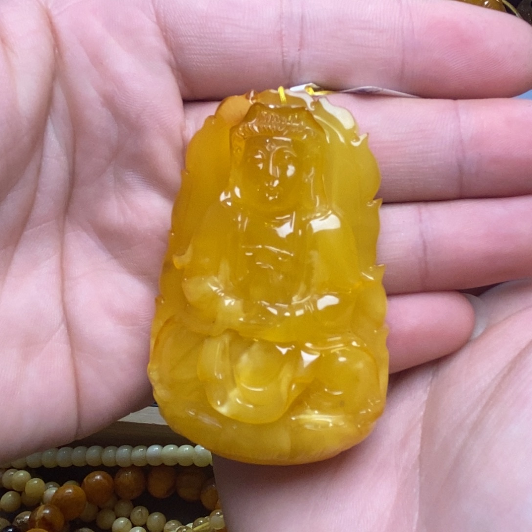 琥珀未镶嵌裸石蜜蜡