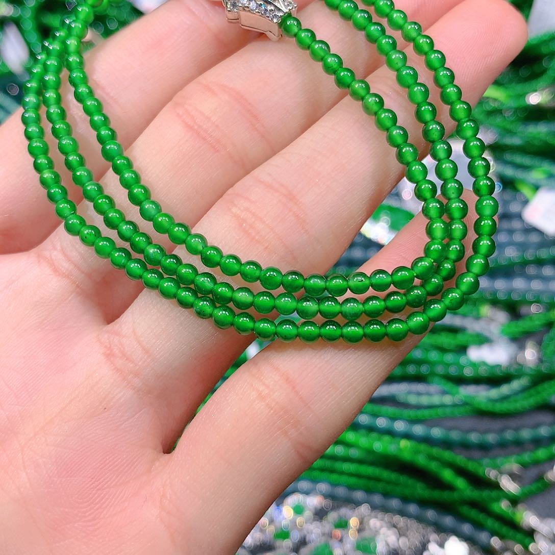 翡翠戒指未镶嵌天然翡翠