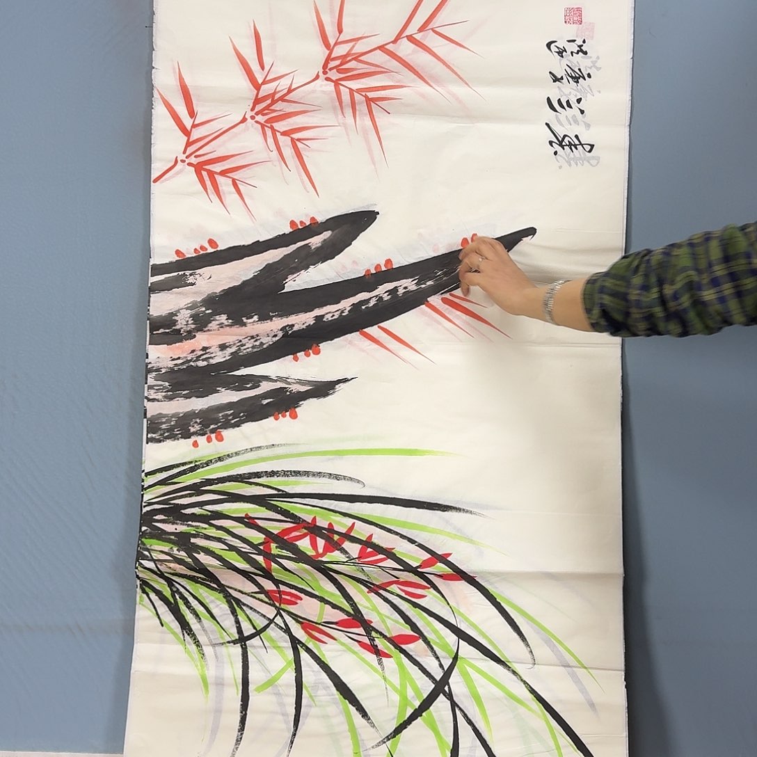 国画1025 牡丹仙子好可爱